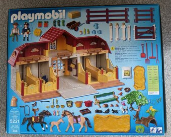 PLAYMOBIL 4190 Velká stáj - 2