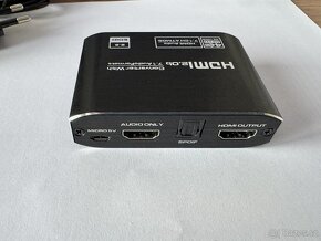 HDMI 2.0 TOSLINK JL-C1003 KONVERTOR ATMOS 7.1 převaděč - 2