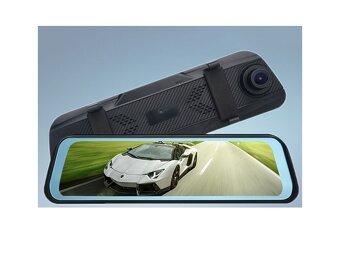 Full HD autokamera ve zpětném zrcátku se zadní kamerou - 2