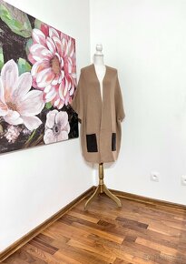 Luxusní objemný vlněno kašmírový kardigan Riani PC 12.900 - 2