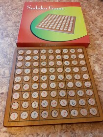 Dřevěná hra sudoku - 2