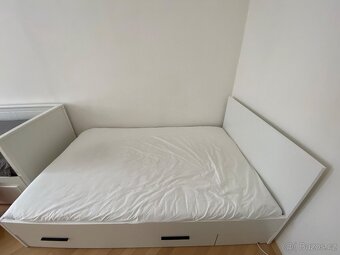 Postel 120x200 se šuplíkem + rošt V ZÁRUCE - 2