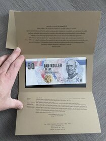 Jan Koller paměťní bankovka - 2