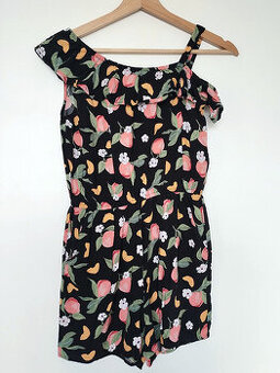dívčí overal + tílko H&M, vel. 158 - 163 - 2