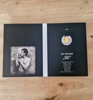 Jan Saudek, Zlatý dukát 90 let, 3.49 g - 2