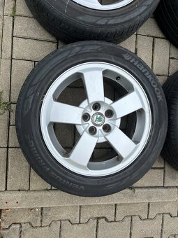 4x alu disky 5x100 R16, letní pneu 70% - 2