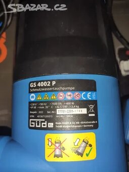 Ponorné čerpadlo güde výkon 7500 l/h - 2