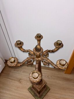 Mosazný svícen - 2