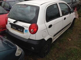 Chevrolet Spark 0,8i 38kW 2005 - díly - 2