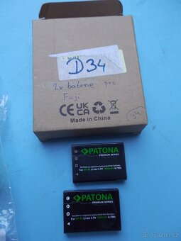 Fujifilm -  2ks baterií 1800mA - 2