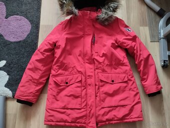 Zimní bunda párka s kapucí - 2