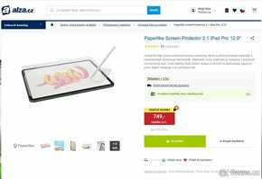 Ochranná fólie Paperlike Screen Protector pro iPad Pro 12.9" - 2