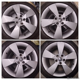 Kola octavia 3 5x112 + pneu 225/45/17 - 2