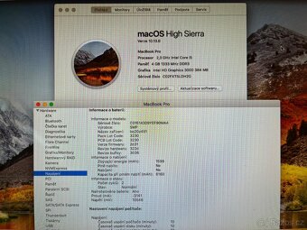 MacBook Pro (13-inch, Early 2011), Intel i5, SSD 250 GB, CZ - 2