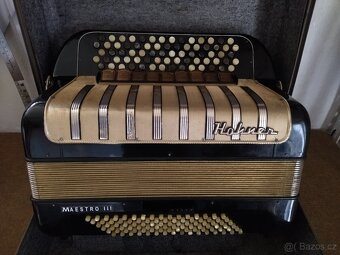 knoflíkový chromatický akordeon Hohner Maestro lll. 96 bas - 2