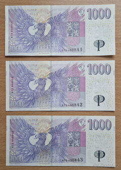 1000Kč s přítiskem - 2