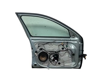 Levé přední dveře zelenošedá LF7W Škoda Octavia 2 FL 2011 - 2