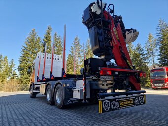 Lesovoz LESOVÚZ Scania V8 R580 do drewna lasu stos kłoda - 2