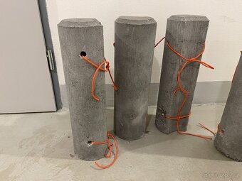 Betonové zátěže k prodejnímu stánku 4x 10kg - 2