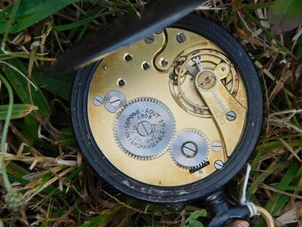 Starožitné kapesní brynýrované kapesní hodinky CHRONOMETRE - 2