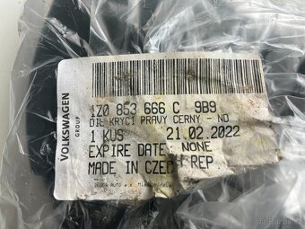 Krytka předního nárazníku pravá 1Z0853666C9B9 Octavia II FL - 2