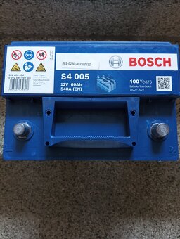 Autobaterie BOSCH 54005, 12v, 60Ah - 2