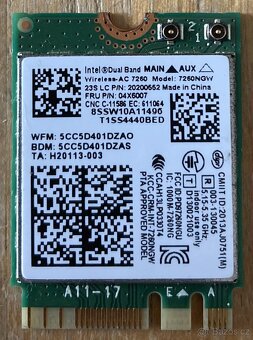 Notebookove Wifi karty - 2