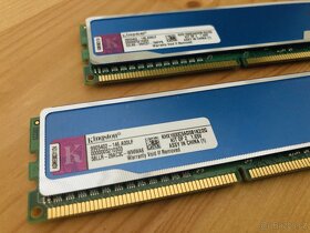 2x Operační paměť Kingston HyperX Blu 2GB DDR3 1600 - 2