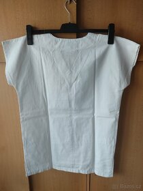 Lékařská pracovní halena Unima bílá 100% bavlna vel. XS - 2