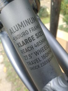 Dartmoor Blackbird 27,5" XL MTB, XC, Enduro rám NOVÝ - 2