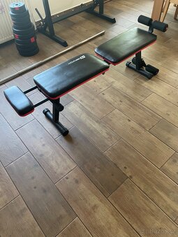 Posilovací set,lavice,bench press,stojan,činky,osa,závaží - 2