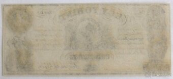 Uherské království,1 forint b.l. 1852,jednostranný,190x82 mm - 2