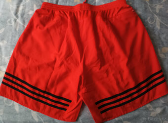 Kraťasy Adidas oranžovo-černé - pánská vel. L - nové - 2