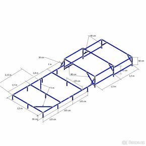 Low Rail box, překážka na parkour (použité) - 2