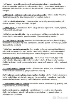 Maturitní otázky z biologie - 2