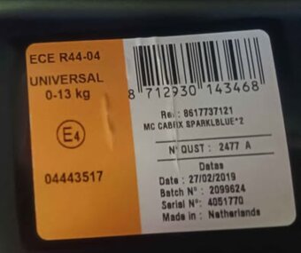 Vajíčko MAXI-COSI Cabriofix se základnou na Isofix - 2