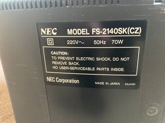 Prodám historickou CRT televizi NEC - 2