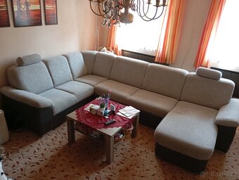 Rozkládací sedací souprava s úložným prostorem - 2