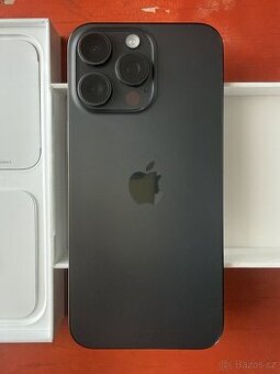 Apple iPhone 15 Pro Max Black Titanium 256GB TOP STAV - 2