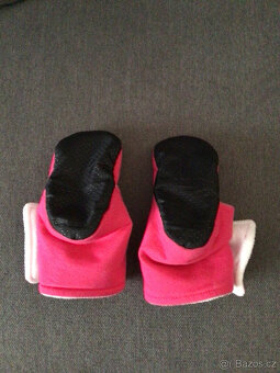 Capáčky barefoot s microfleece PINK - 2