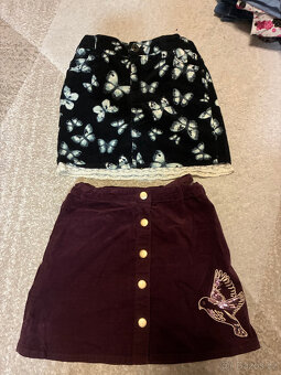 Oblečení pro holku šaty, sukně - vel. 122/128 ceny v textu - 2