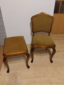 Barokní židle, rustikální, starožitný nábytek - 2