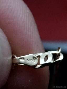 Prodám plný zlatý řetízek 14k. - 2