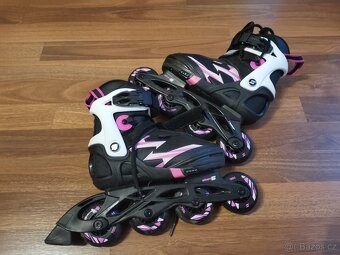 Inline dívčí brusle Zealot l, vel. 32-35 - 2