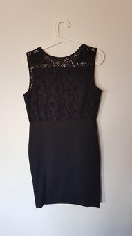 černé šaty s krajkou - 2