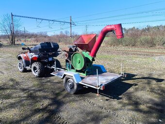 ŠTĚPKOVAČ drtič Bystron s vozíkem - 2