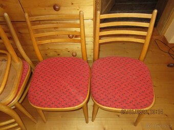 Retro dřevěné židle - 2