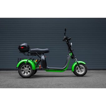 Elektrická tříkolka Leramotors C5, zelená - 2