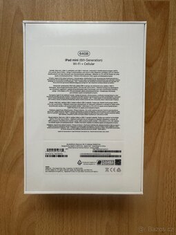 IPAD MINI 6.GN (2021) WIFI+Cellular 64GB Růžový apple záruka - 2