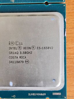 4 Ks CPU Intel Xeon E5-1650 V2/ 3.5GHz(3.9GHz)/ 12 Mb cache - 2